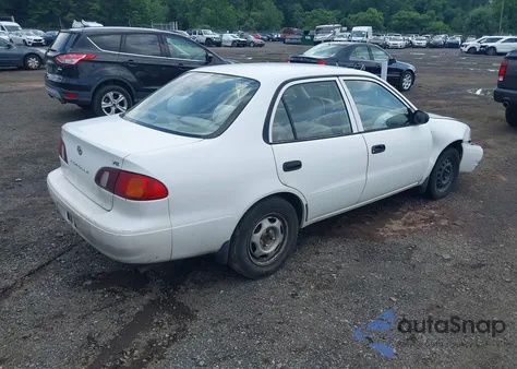 1999 Toyota Corolla Ve из США, поврежденный, VIN 2T1BR12E3XC225803